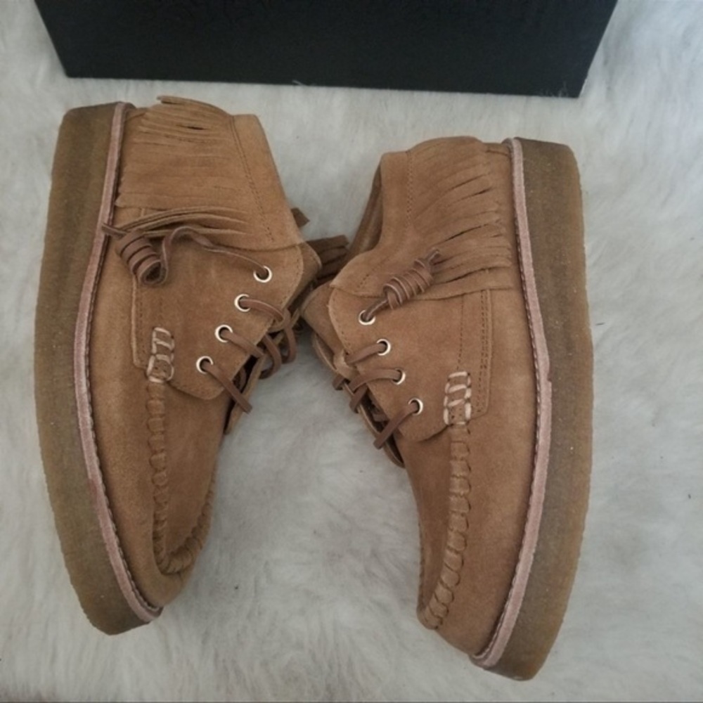 Sperry X Rebecca Minkoff Fringed Chukka (moccasin style) size 6